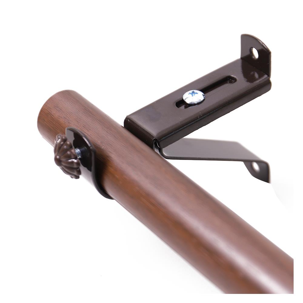 ขารับราง 1 ชั้น ME LIVING 25 มม. สีโอ๊ค