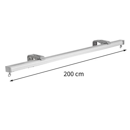 รางอะลูมิเนียม 1 ชั้น HOME LIVING STYLE A-MAX 2 ม. สีเงิน_5