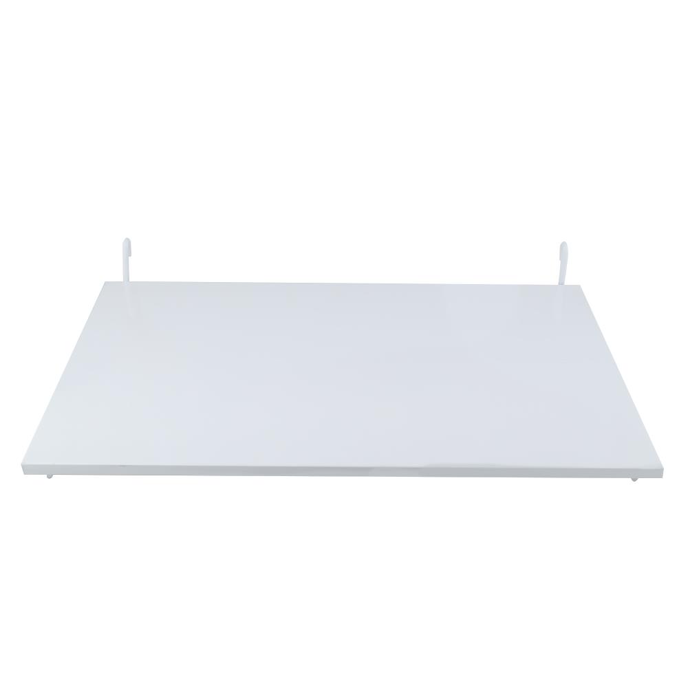 แผ่นชั้นเหล็กเรียบ STACKO EZY 60x42.5x11.5 ซม. สีขาว