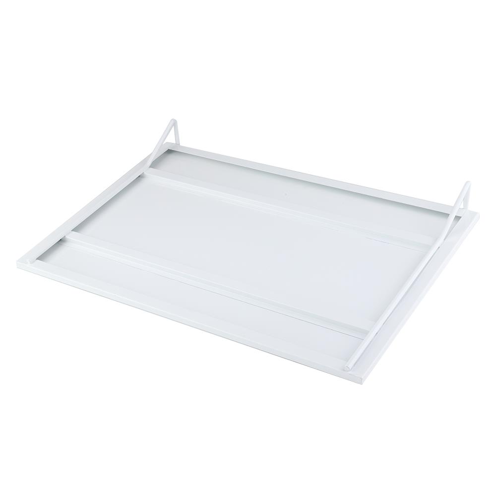 แผ่นชั้นเหล็กเรียบ STACKO EZY 60x42.5x11.5 ซม. สีขาว