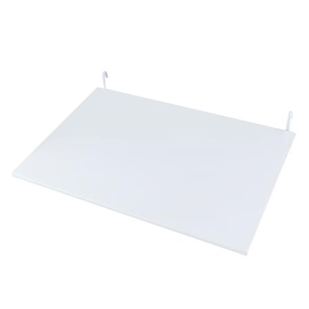 แผ่นชั้นเหล็กเรียบ STACKO EZY 60x42.5x11.5 ซม. สีขาว