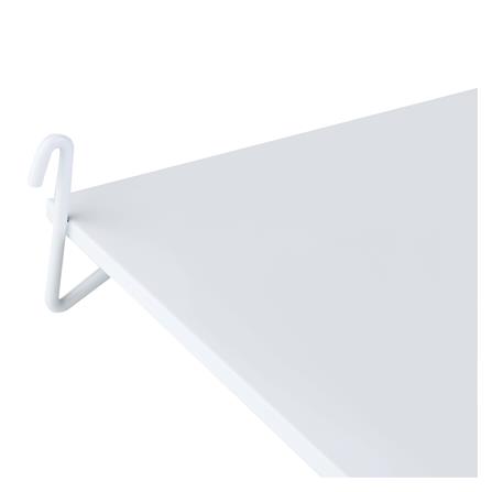 แผ่นชั้นเหล็กเรียบ STACKO EZY 60x42.5x11.5 ซม. สีขาว_2