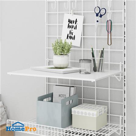 แผ่นชั้นเหล็กเรียบ STACKO EZY 60x42.5x11.5 ซม. สีขาว_4