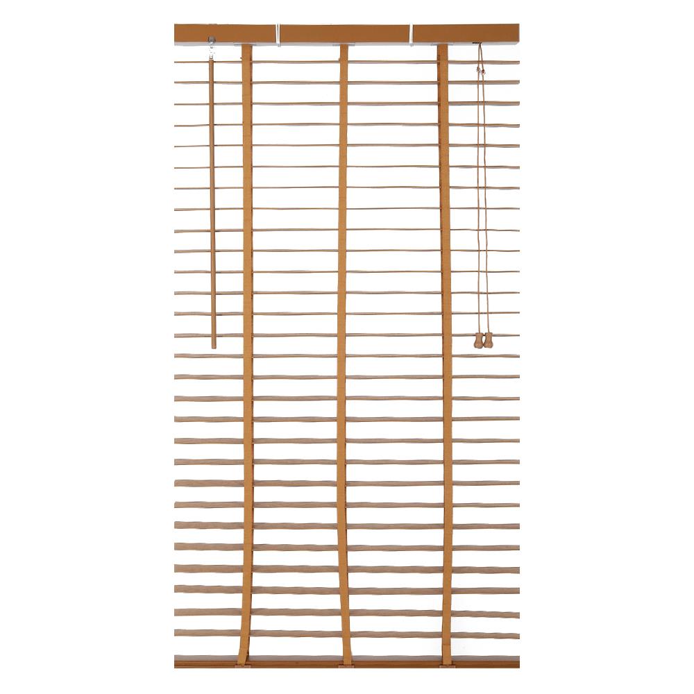 มู่ลี่ PVC HOME LIVING STYLE FAUX WOOD 70X130 ซม. สีน้ำตาล