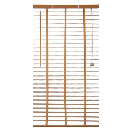 มู่ลี่ PVC HOME LIVING STYLE FAUX WOOD 70X130 ซม. สีน้ำตาล_2