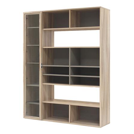 ชั้นวางของผสม BURO COMPLEX สีโอ๊ค_1