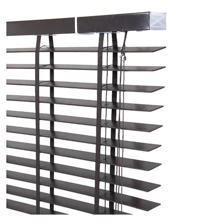 มู่ลี่ PVC HOME LIVING STYLE FAUX WOOD 120X130 ซม. สีน้ำตาลเข้ม_2