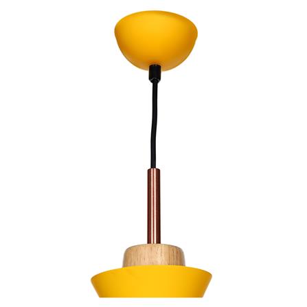 ไฟช่อ CARINI P180706-C โลหะ/ไม้ MODERN สีเหลือง 1 หัว_1