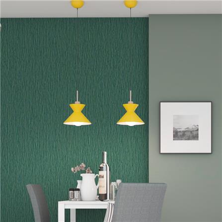 ไฟช่อ CARINI P180706-C โลหะ/ไม้ MODERN สีเหลือง 1 หัว_3