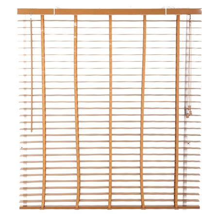 มู่ลี่ PVC HOME LIVING STYLE FAUX WOOD 120X130 ซม. สีน้ำตาล_1