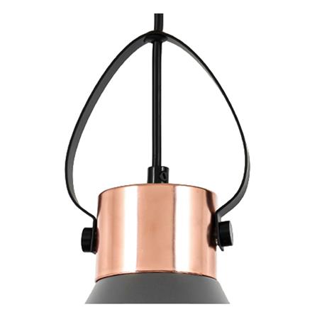 ไฟช่อ CARINI P180420-GREY โลหะ MODERN  สีเทา/กุหลาบทอง 1 หัว_2