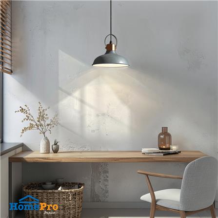 ไฟช่อ CARINI P180420-GREY โลหะ MODERN  สีเทา/กุหลาบทอง 1 หัว_3