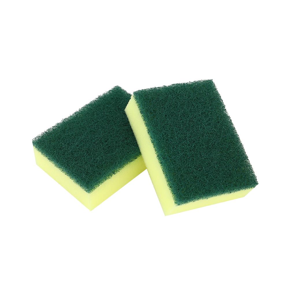 ฟองน้ำพร้อมใยขัด POLY-BRITE ULTRA 3x4นิ้ว แพ็กคู่