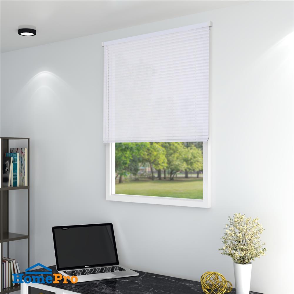 มู่ลี่ ไวนิล HOME LIVING STYLE CORDLESS 120X160 ซม. สีขาว