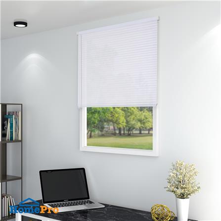 มู่ลี่ ไวนิล HOME LIVING STYLE CORDLESS 120X160 ซม. สีขาว_4