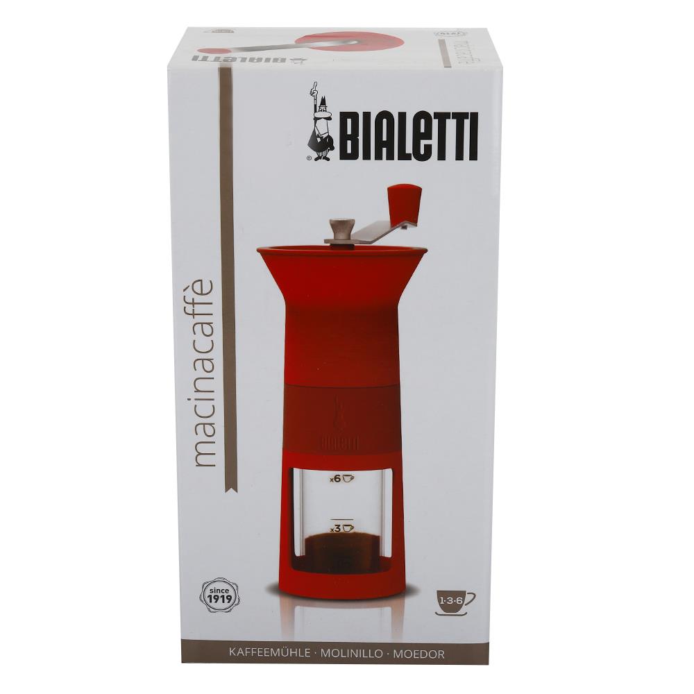 COFFEE GRINDER BIALETTI MANUAL RED