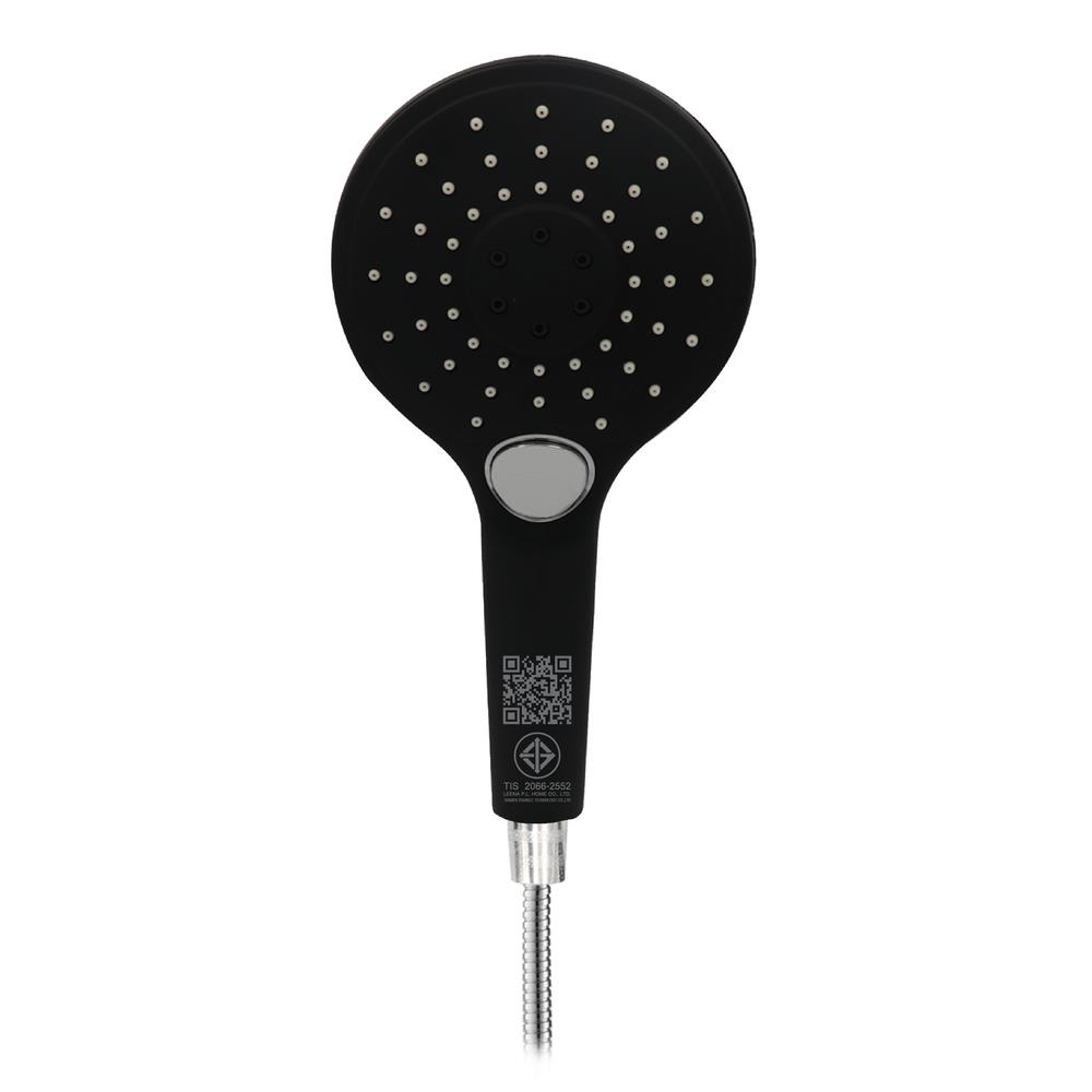 ชุดฝักบัวสายอ่อน 3 ระดับ HONS SS308-BK สีดำ