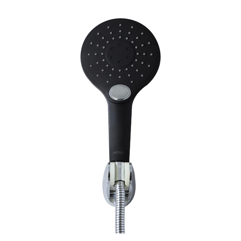 ชุดฝักบัวสายอ่อน 3 ระดับ HONS SS308-BK สีดำ