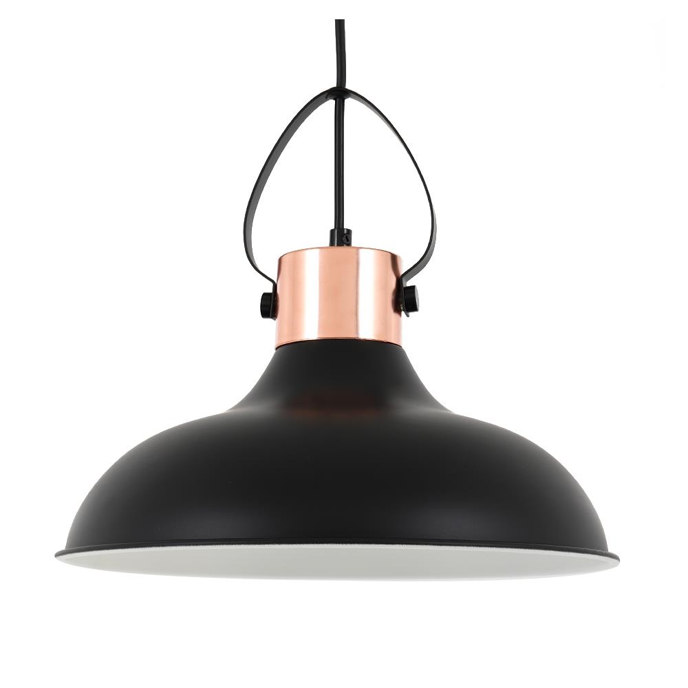 ไฟช่อ CARINI P180420-BLACK โลหะ MODERN สีดำ/ROSEGOLD 1 หัว