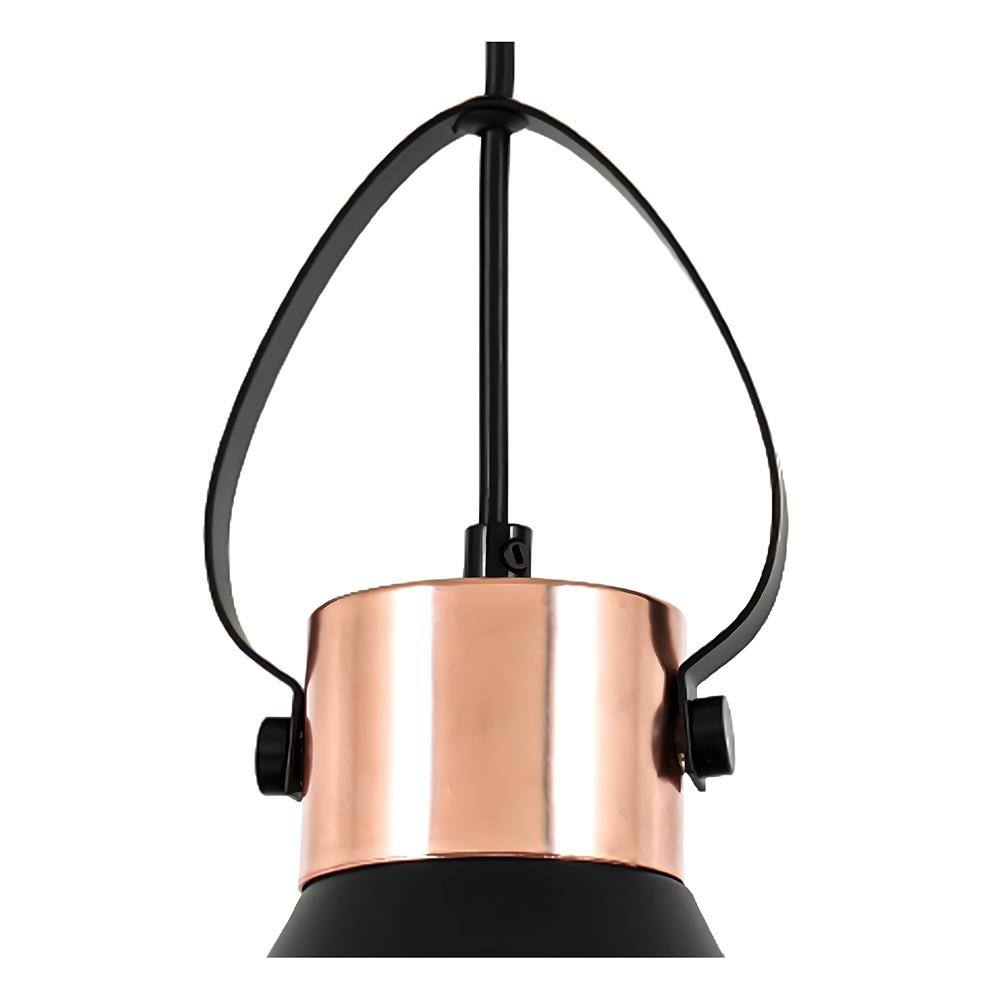 ไฟช่อ CARINI P180420-BLACK โลหะ MODERN สีดำ/ROSEGOLD 1 หัว