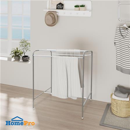 ราวพาดผ้าเหล็ก 5 เส้น PLIM KT EP14 77x30x85 ซม. สีเทา_3