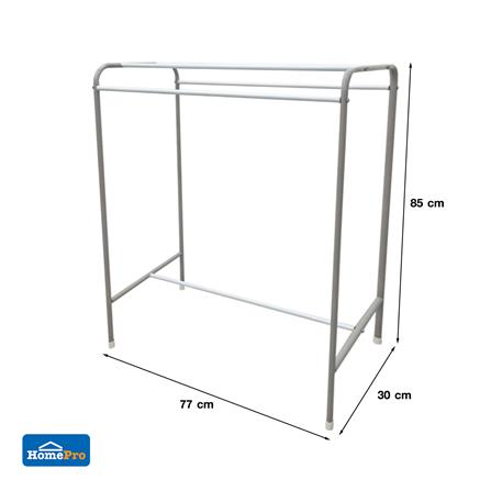 ราวพาดผ้าเหล็ก 5 เส้น PLIM KT EP14 77x30x85 ซม. สีเทา_4