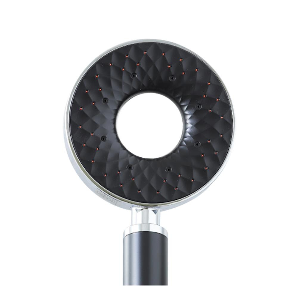 ชุดฝักบัวสายอ่อน 3 ระดับ HONS SS307-BK สีดำ