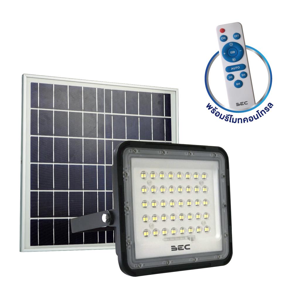 สปอตไลท์ SOLAR BEC WOODY 60 วัตต์ DAYLIGHT MODERN สีดำ