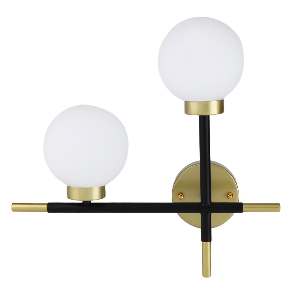 ไฟกิ่งภายใน CST B6221-L สีดำ/ทอง 2 หัว