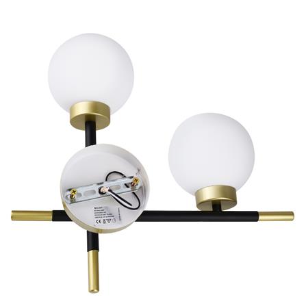 ไฟกิ่งภายใน CST B6221-L สีดำ/ทอง 2 หัว_2