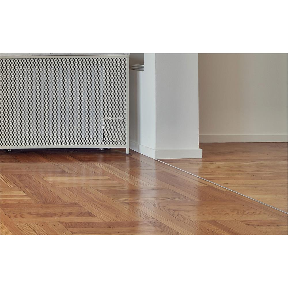 คิ้วอะลูมิเนียมจบขอบกระเบื้องยางแบบโค้ง HOME TA30 2 ม. สีอะลูมิเนียม