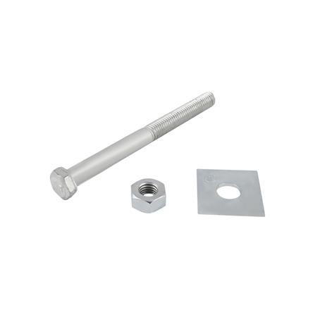 น็อตยึดแร็ค 5/8x7 นิ้ว BT พร้อมแหวนรอง