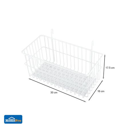 ตะกร้า (A) STACKO EZY 30x16x17.5 ซม. สีขาว_4