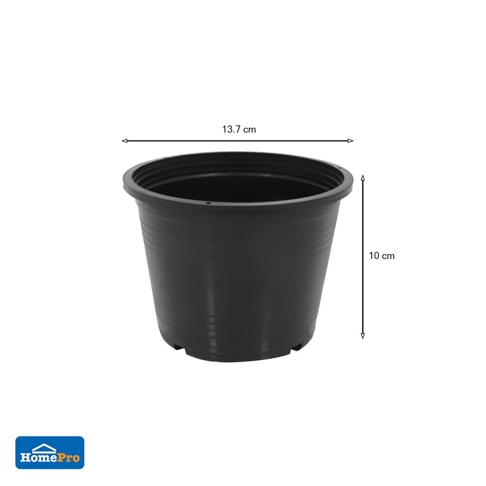 กระถางต้นไม้ SPRING 5.5 นิ้ว สีดำ