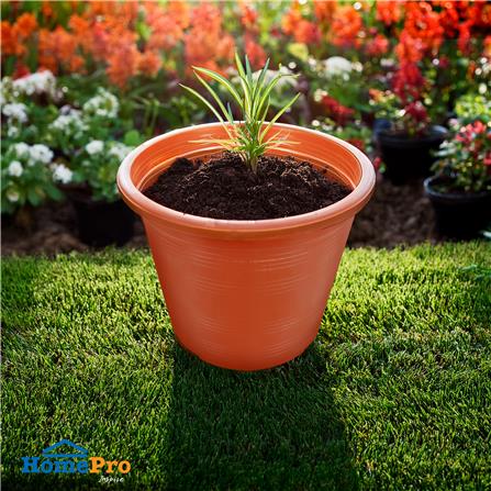 กระถางต้นไม้ SPRING 5.5 นิ้ว สีน้ำตาล_2