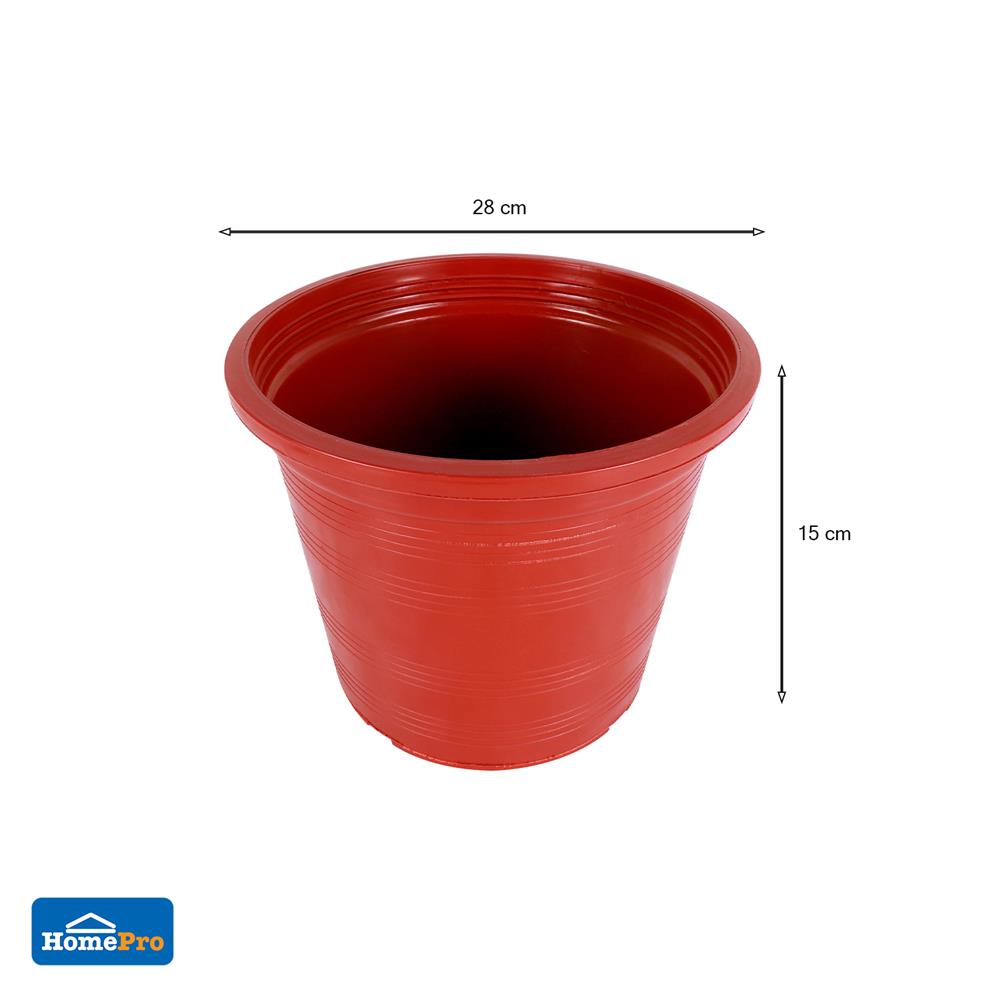 กระถางต้นไม้ SPRING 11 นิ้ว สีน้ำตาล