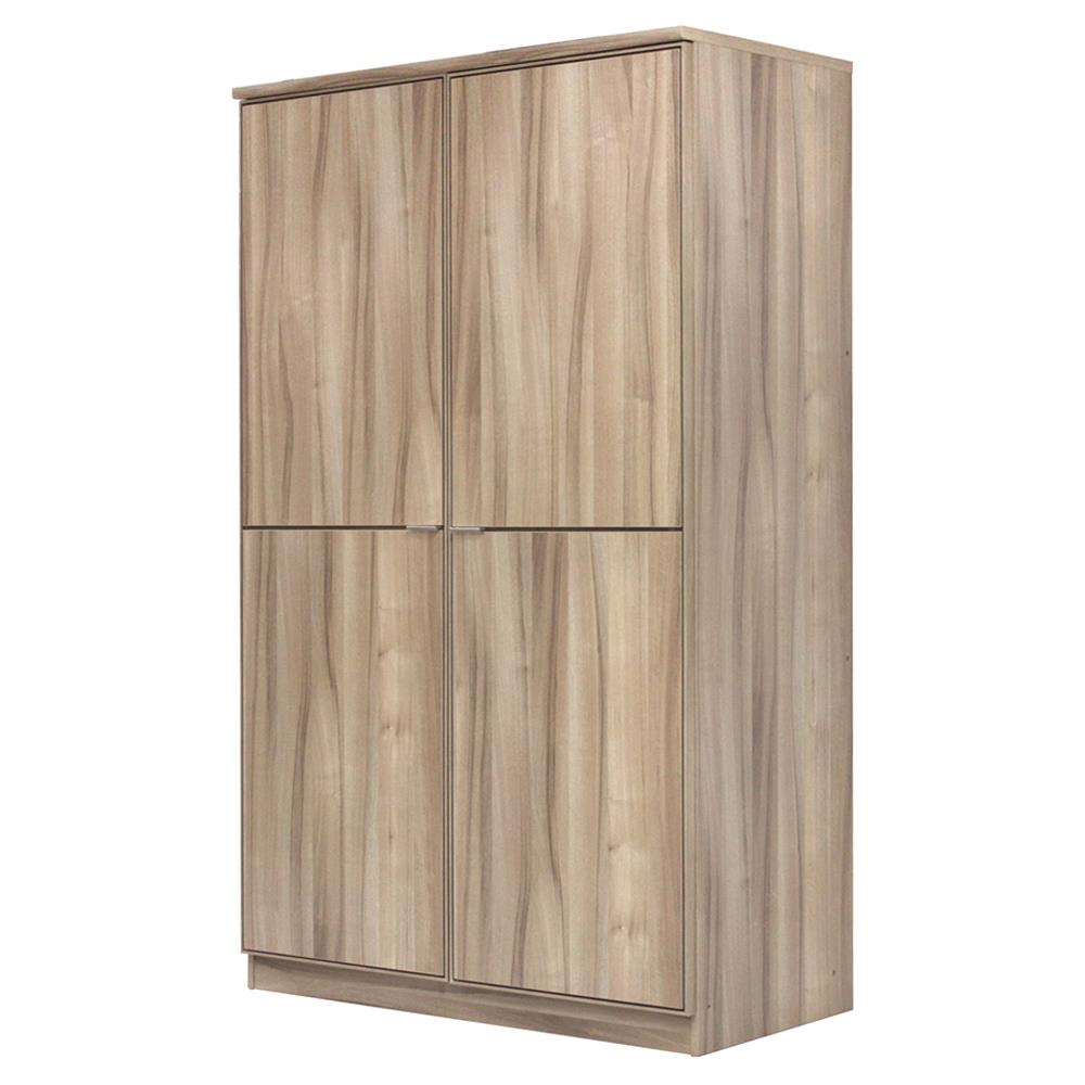 ตู้เสื้อผ้า 2 บานเปิด BURO AMPLE WO-120 120 ซม. สีอโรม่าโอ๊ค