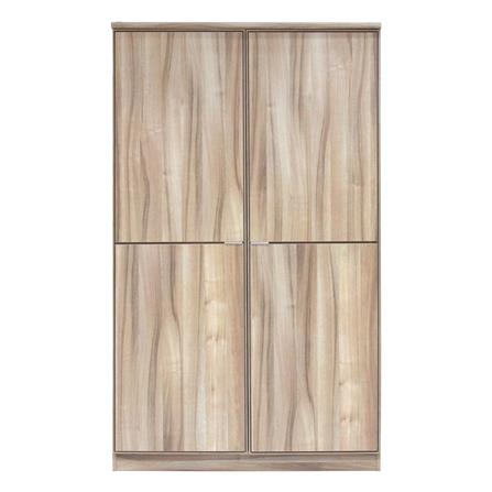 ตู้เสื้อผ้า 2 บานเปิด BURO AMPLE WO-120 120 ซม. สีอโรม่าโอ๊ค_1