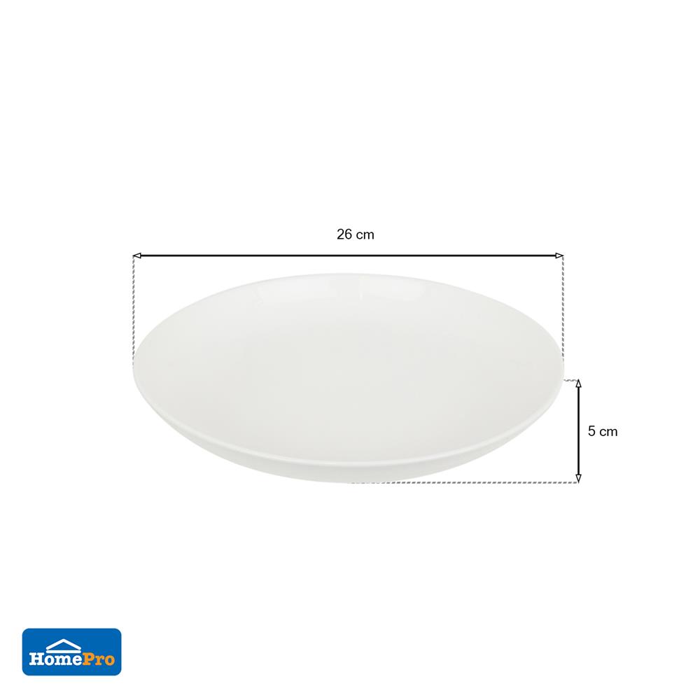 จาน PORCELAIN บัว 10" KECH SNOW DESIGN