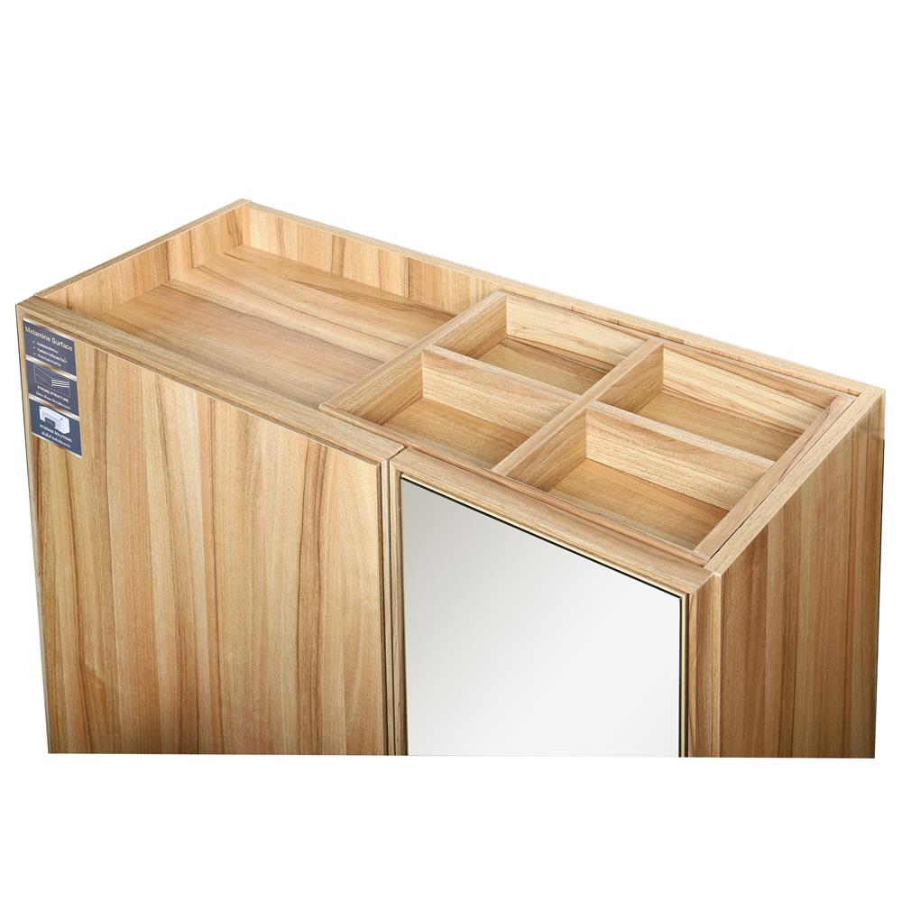 ตู้วางรองเท้า 15-22 คู่ BURO TWIN SH-90 สีอโรม่า โอ๊ค