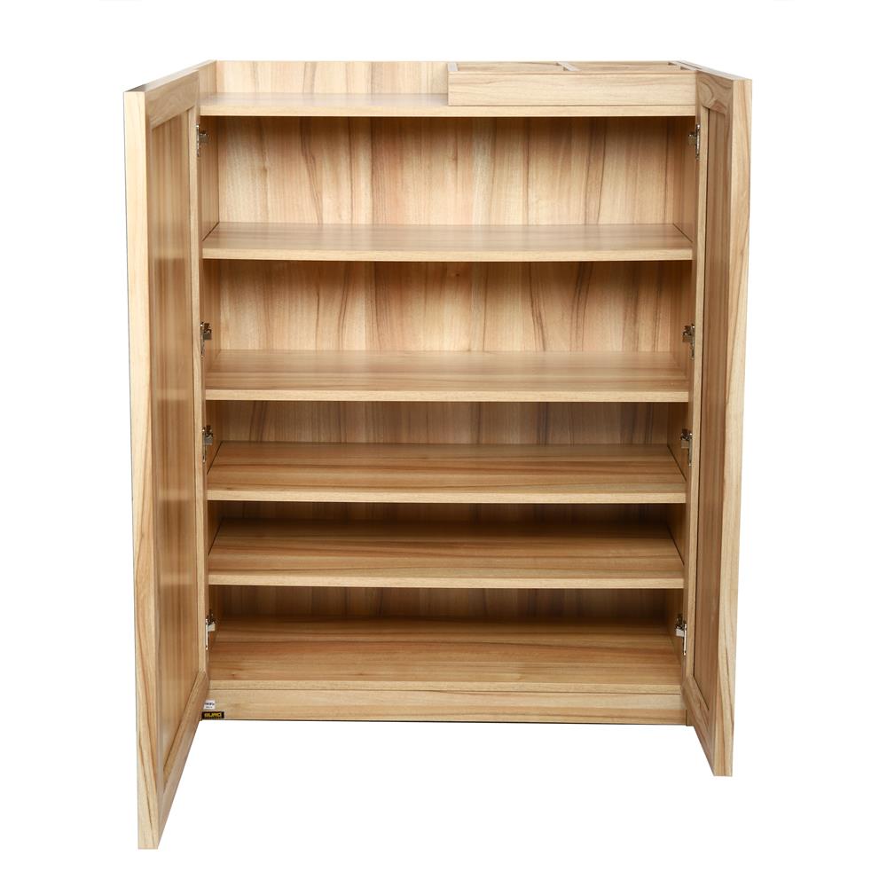 ตู้วางรองเท้า 15-22 คู่ BURO TWIN SH-90 สีอโรม่า โอ๊ค