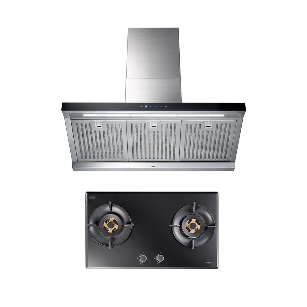 เตาฝัง+เครื่องดูดควัน MEX V3772MHR+K635BFX90