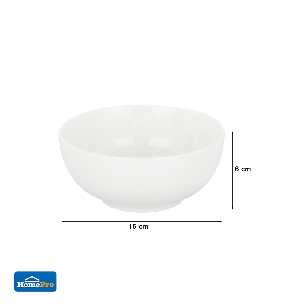 ชาม PORCELAIN 6" KECH SNOW