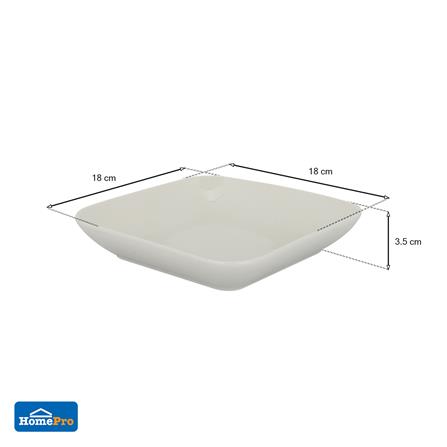 จาน PORCELAIN เหลี่ยม 7