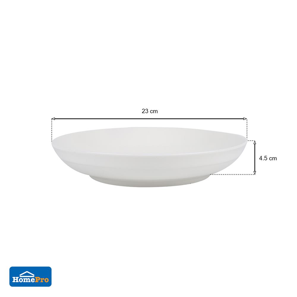 จาน PORCELAIN บัว 9" KECH SNOW DESIGN