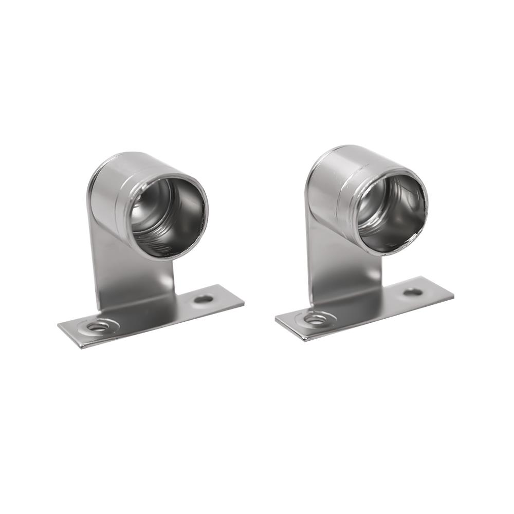 หัว-ท้ายรางผ้าม่าน HOME LIVING STYLE PAP 0.5 นิ้ว สีเงิน