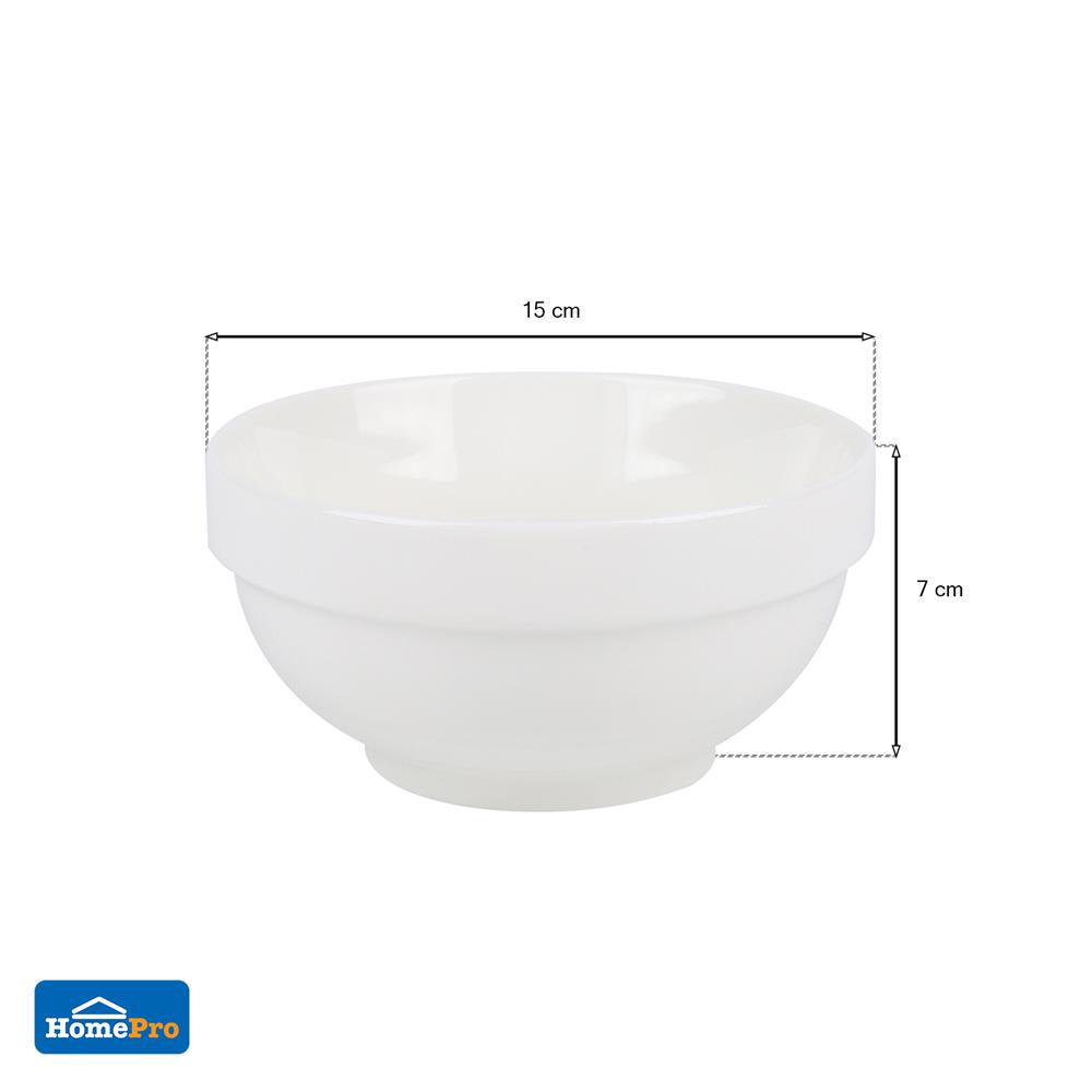 ชาม PORCELAIN 6" KECH SNOW STACK