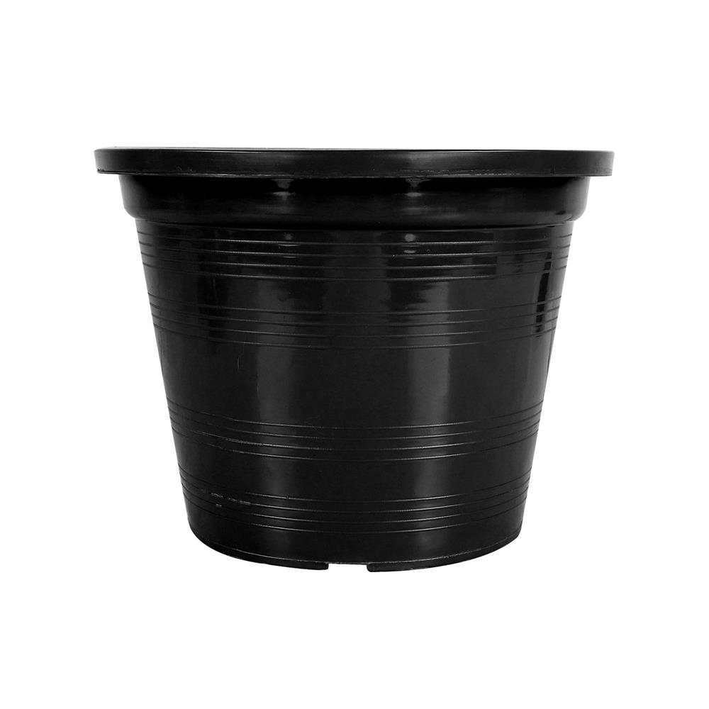 กระถางต้นไม้ SPRING 11 นิ้ว สีดำ 50 ใบ