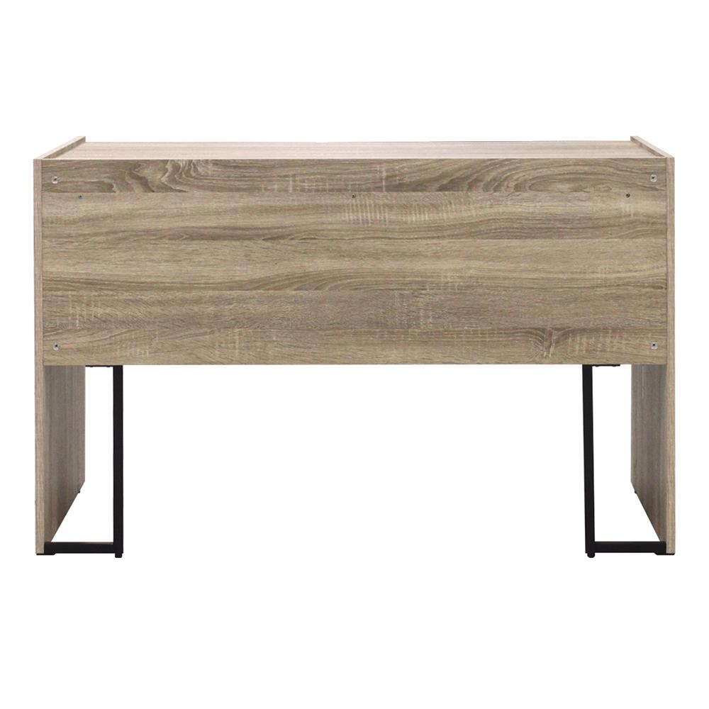 โต๊ะทำงานไม้ BURO DK-150N สีโซลิดโอ๊ค/ดำ