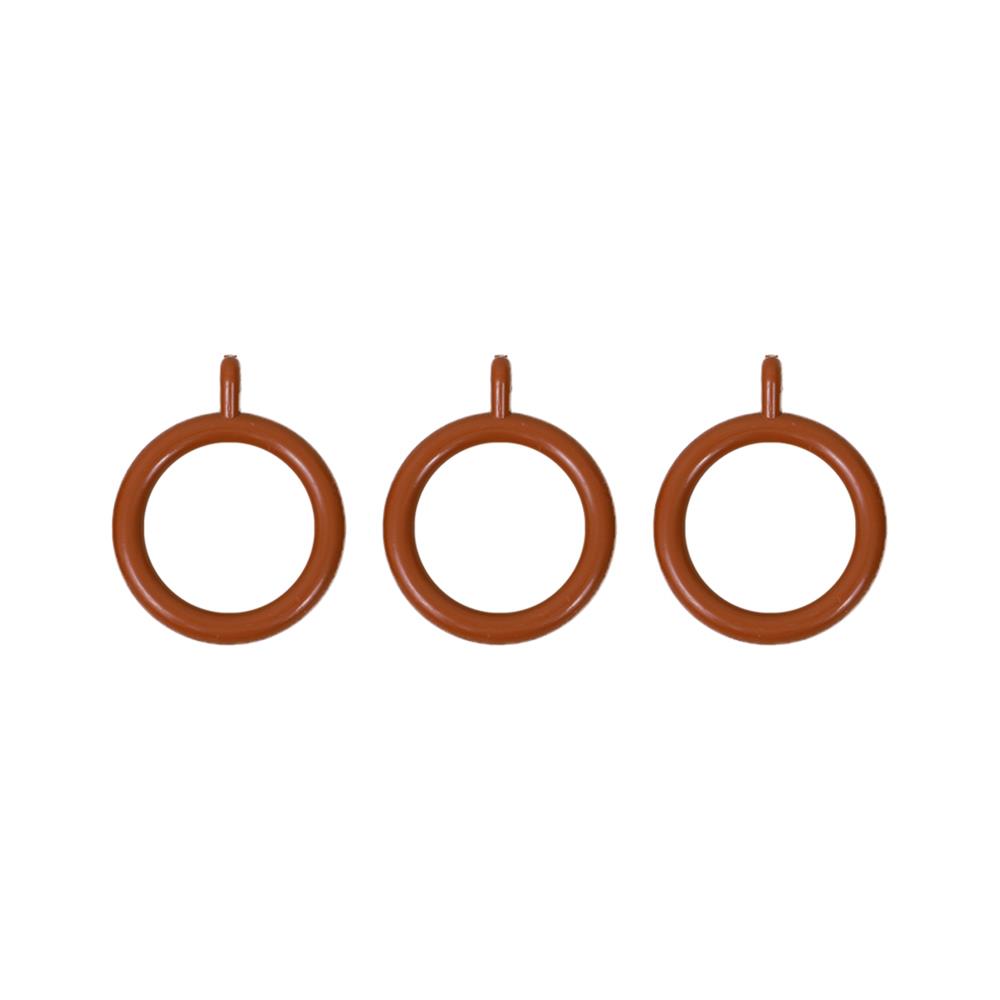 ห่วงคล้องราง HOME LIVING STYLE 25 มม. สีน้ำตาล (แพ็ก 10 ชิ้น)